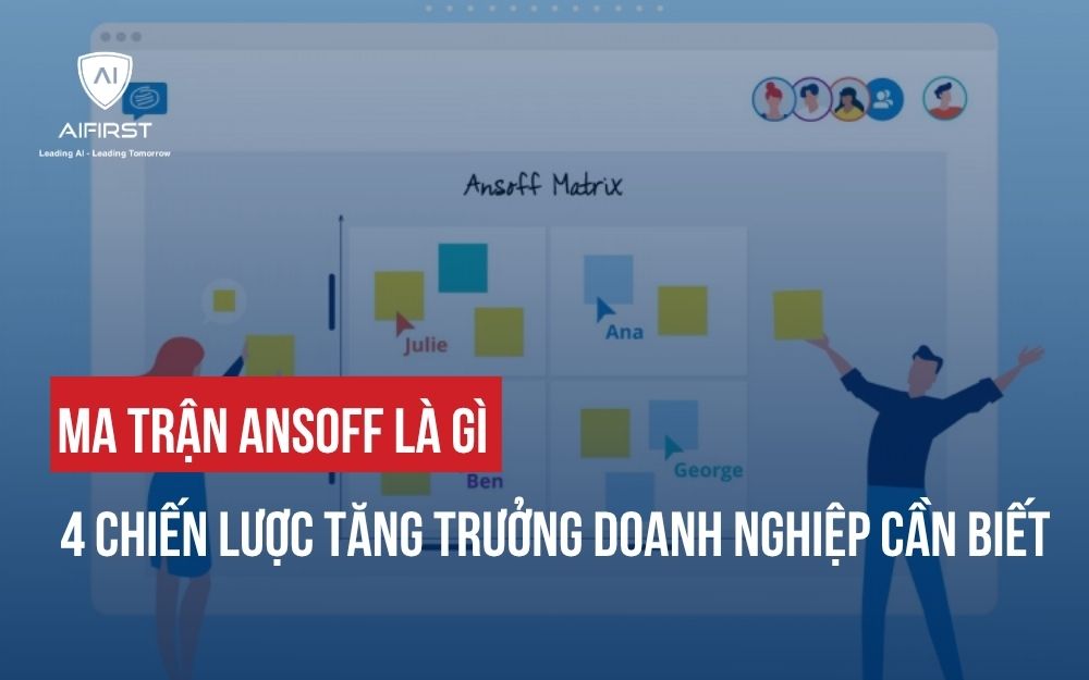 MA TRẬN ANSOFF LÀ GÌ? CÁCH ỨNG DỤNG AI ĐỂ LỰA CHỌN CHIẾN LƯỢC HIỆU QUẢ